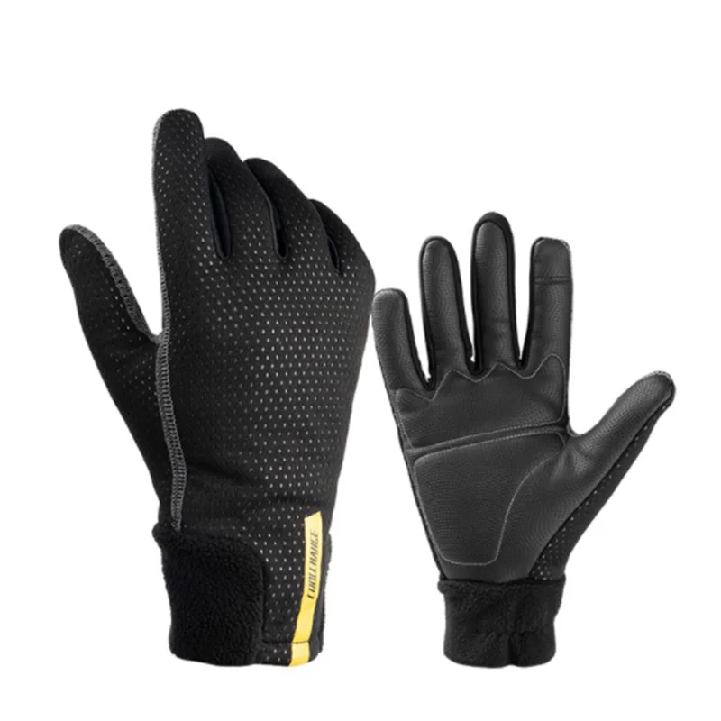 

Winter Outdoor Cycling Gloves Fleece Warmer Bicycle Gloves Rain Proof Hand Protection Wind Keep Touch Screen Durable Unisex