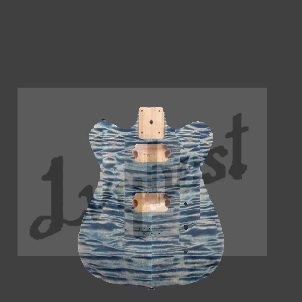 

electric guitar lvybest customized built specs alder body,quilt flame body top,with all routing as per customer own parts!