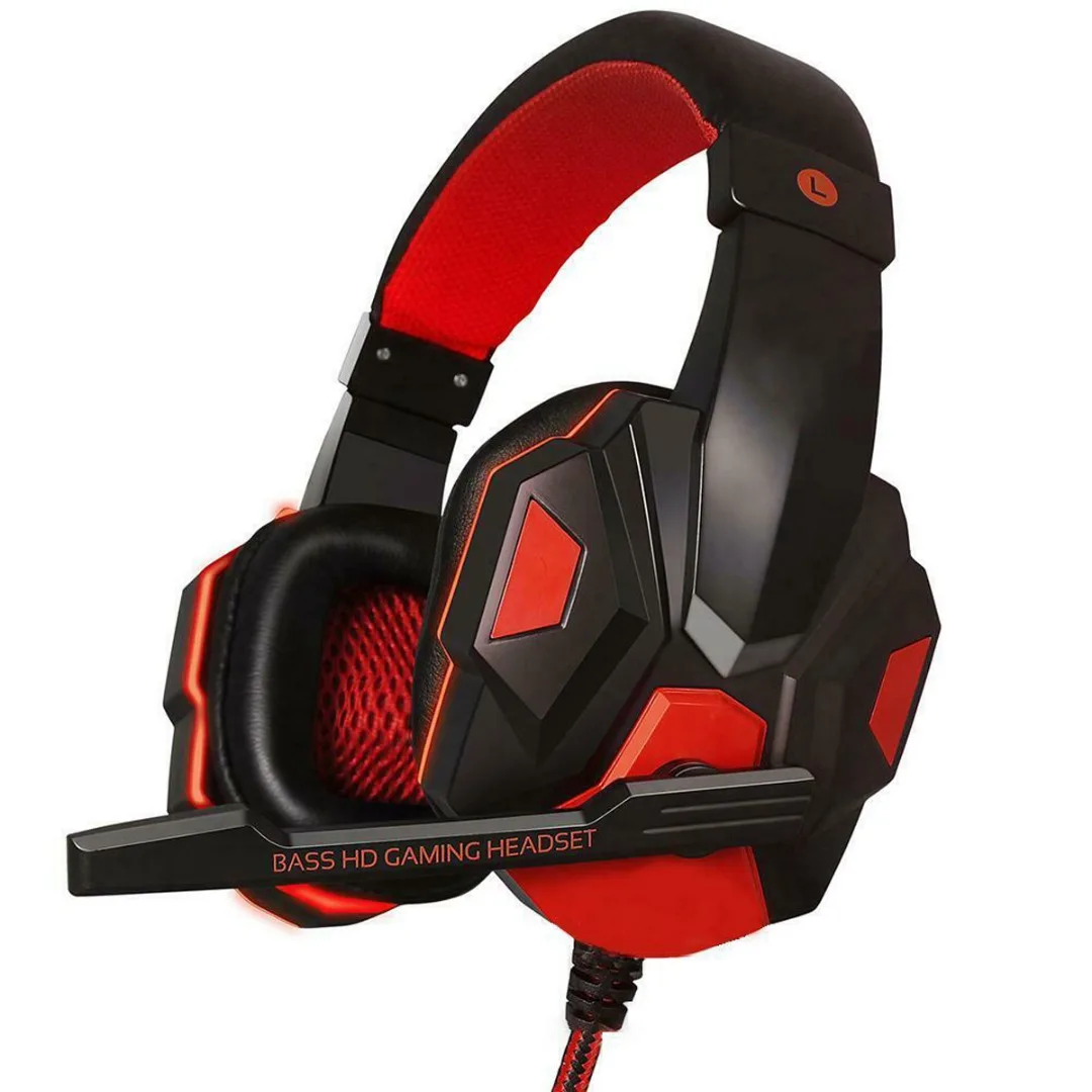 Gaming Headset 3 5mm Wired LED Headphone for Xbox One Universal Wired Headphones with Microphone Suitable For PC Laptop gamer