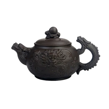 

Purple Clay Teapot Large-capacity Household Longfeng Tea Kettle Chinese Kungfu Tea Set Cup Set