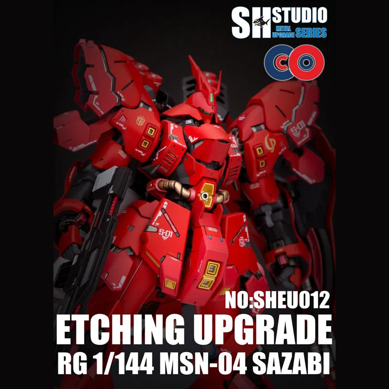 SH Studio Inbouwen люкс Ван этсен обновление для MSN-04 RG 1/144 MSN-04 Sazabi Gundam модель Mobiele Pak Kinderen Speelgoed