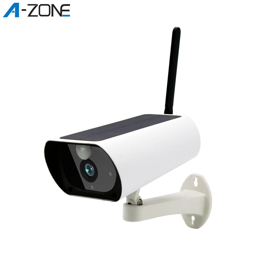 A-ZONE Солнечная камера 4G sim-карта уличная 1080 P HD IP безопасности PIR обнаружение