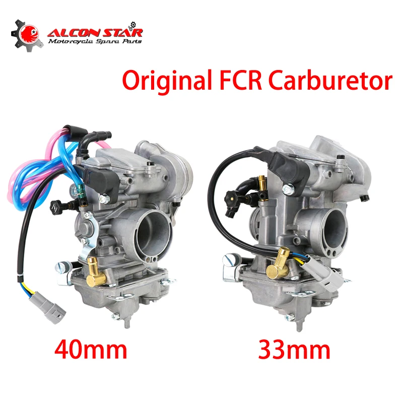 Alconstar FCR33 Наклонный боковой карбюратор FCR40 Flatslide Carb для KTM XR DR KLX KLX400 DRZ 400S 400S 400E 33 мм 40 мм