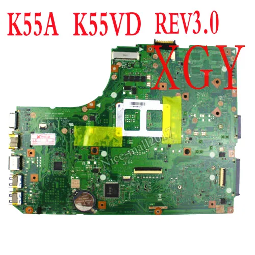 For ASUS k55a u57a Motherboard Mainboard k55vd 60-n89mb1301 motherboard 1