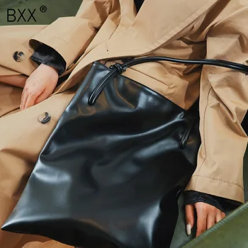 

[BXX] Simple PU Leather Crossbody Bags For Women 2020 Fashion Shoulder Messenger Bag Lady Travel High Capacity Handbags HK896