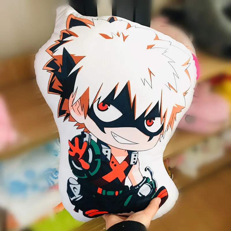 1 шт. 35/40/45 см Boku без герой аниме плюшевые игрушки Bakugou Katsuki Todoroki шото haku укрепить плюшевые Boku без герой - Цвет: bakugou katsuki
