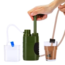 Outdoor Emergency Tools Emergency Water Filter Straw Water Filtration System Purifier for Family Preparedness Camping Hiking