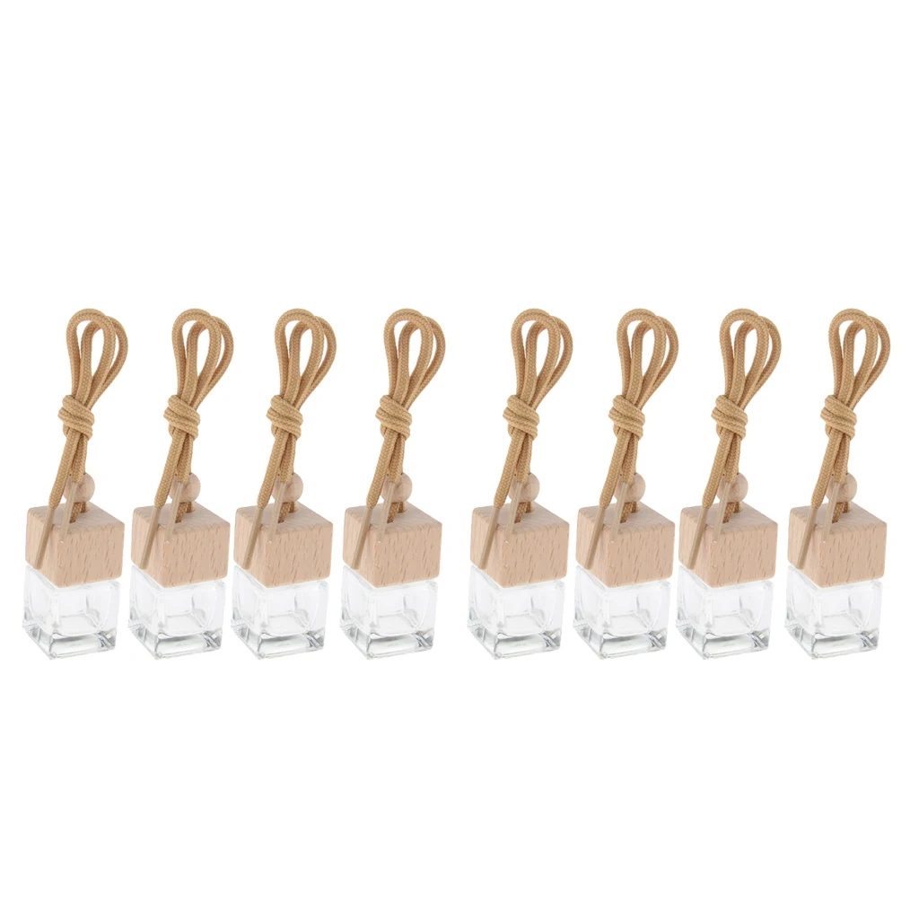 8pcs 6ml Empty Perfume Diffuser Bottle Car Aroma Ornament Vials