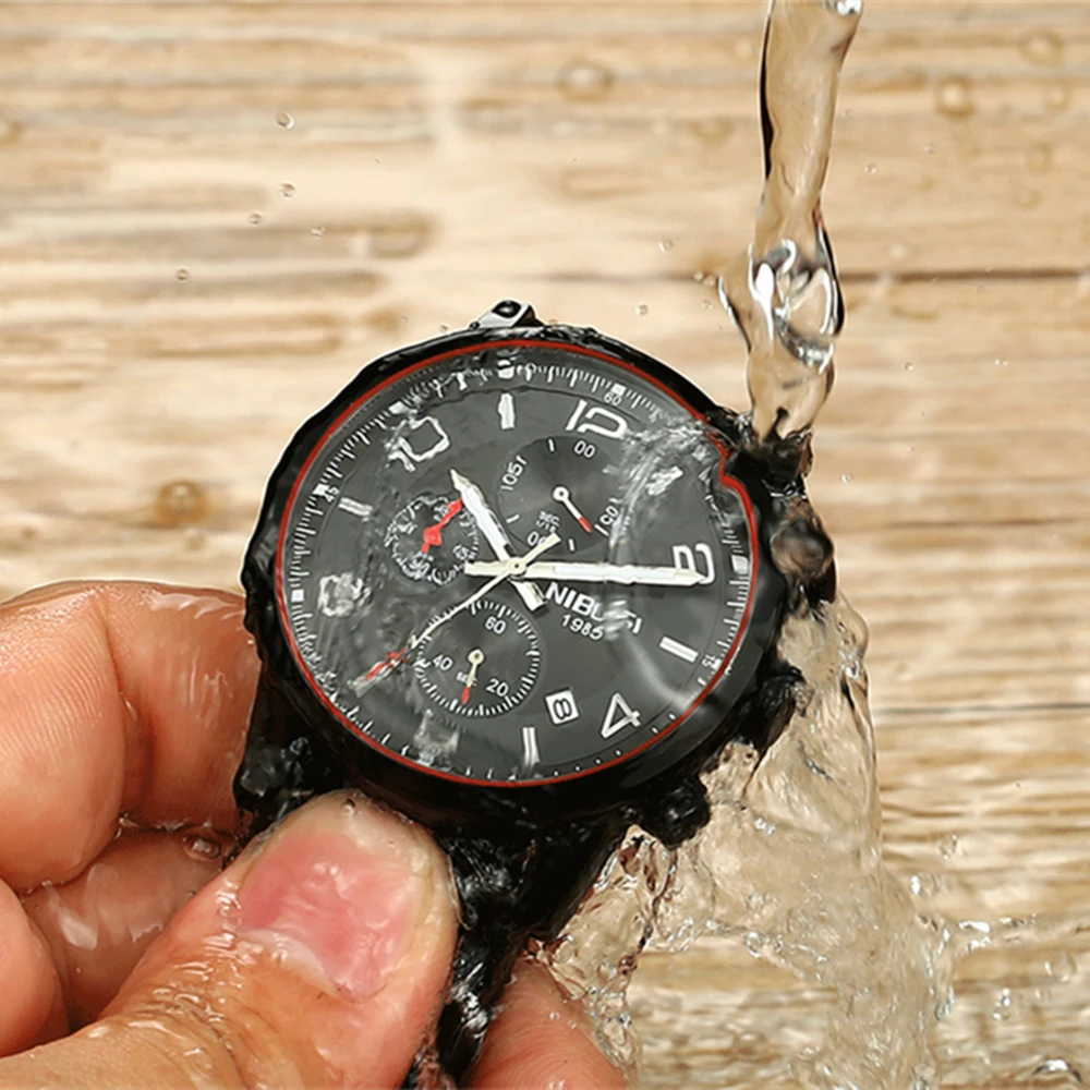 часы мужские NIBOSI новые модные s лучший бренд класса люкс Большой циферблат Авто