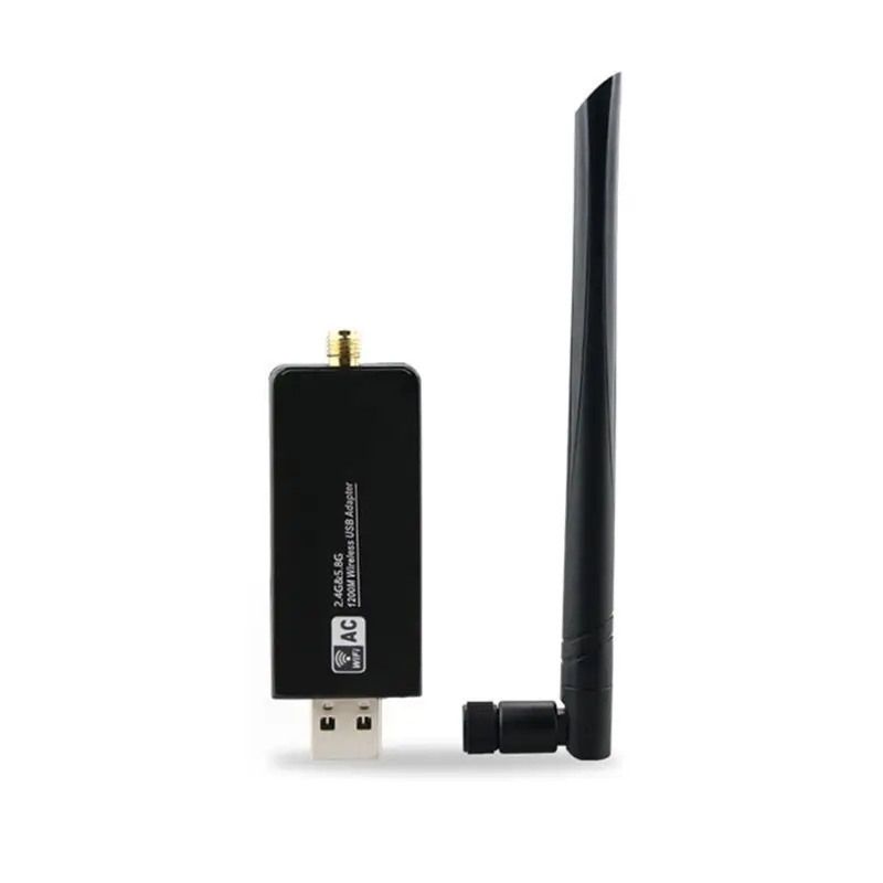 

Dual Band 2.4G/5G WiFi USB3.0 Adapter Wireless High Gain Antenna Net-work Card X6HA