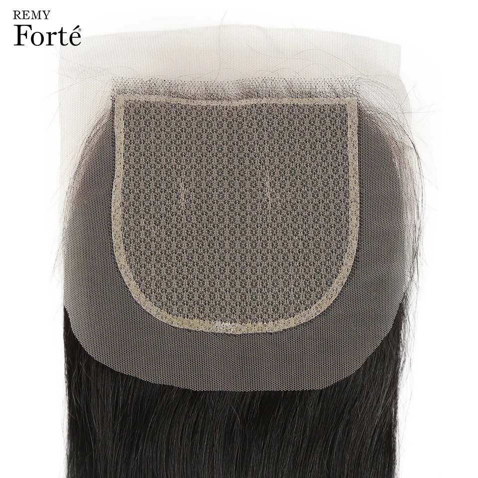 Remy Forte, прямые пряди, с застежкой, 5X5, прозрачное кружево, с 3, 4 человеческие волосы, пряди, 2-28 дюймов, натуральные человеческие волосы