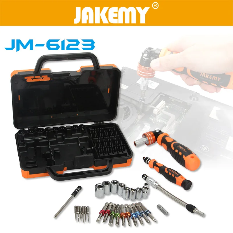 Deko US JM6123 Набор для ремонта цветных колец многоугольное храповое колесо отвертка набор семейный автомобильный инструмент