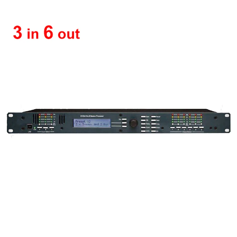 Караоке профессиональный 3 входа 6 вход Цифровой аудио процессор dsp AS-3,6