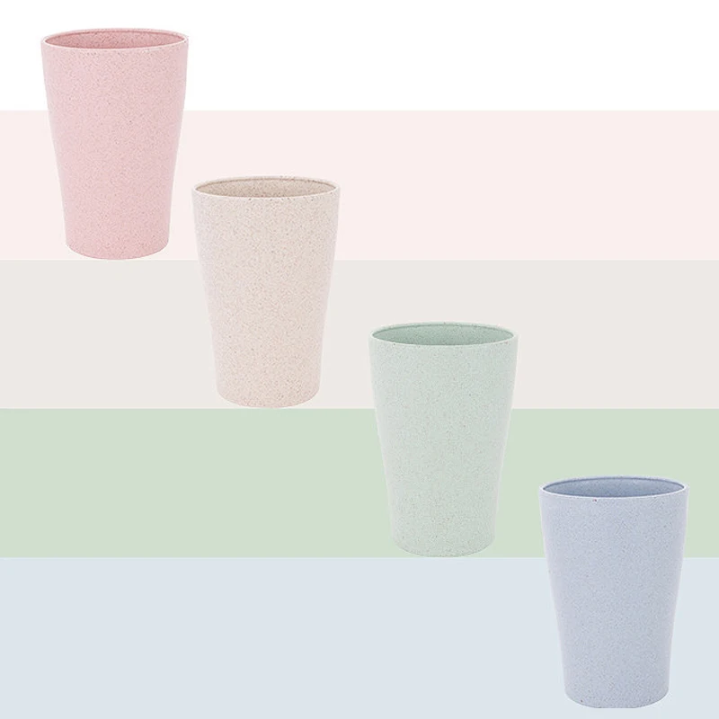 Экологичная пшеничная соломенная чаша чашка тарелка один пакет бытовая вилка