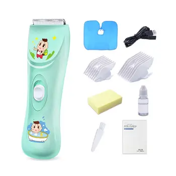 

Electric Baby Hair Clippers Waterproof Trimmers Low Noise Cutter Grooming Kit Rechargeable Cordless Haircut Machine
