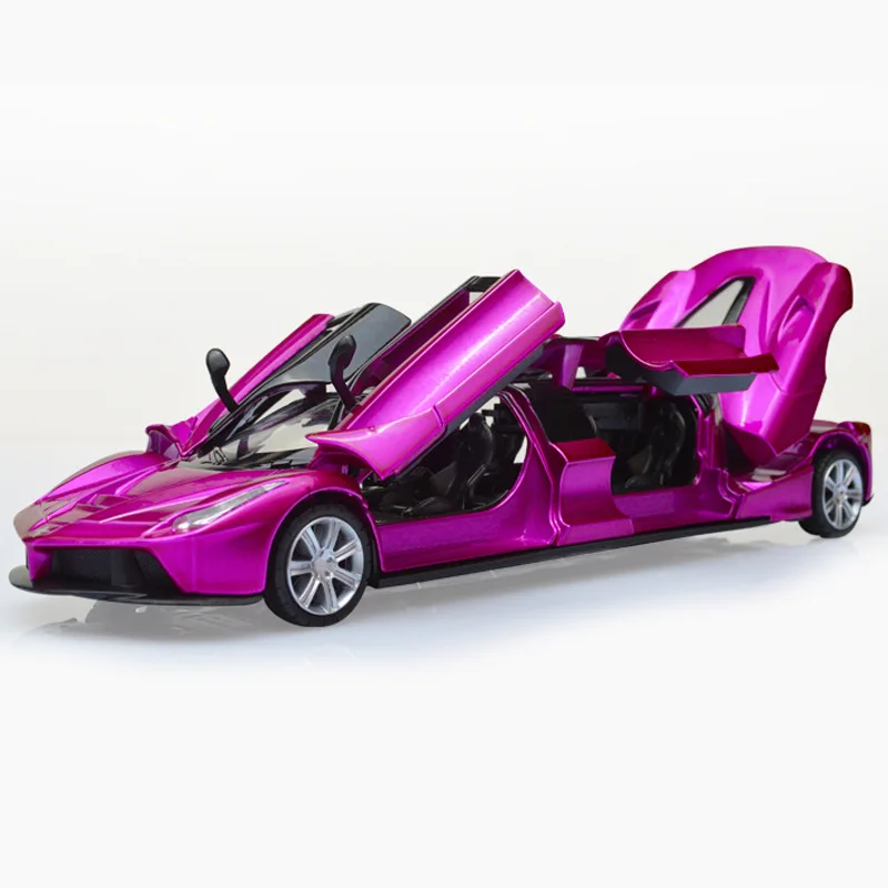 

Caipo Extended Edition Sports Car 1:32 Alloy Model Car Model with Warrior Sound And Light 5-Door Opening CHILDREN'S Toy Car Whol