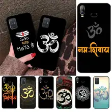 Aum Om Ohm Hindu Buddhist Accessories Black TPU Soft Phone Case Cover For Samsung A10 A20 A30 A40 A50 A70 A80 A71 A51 A6 A8 2018