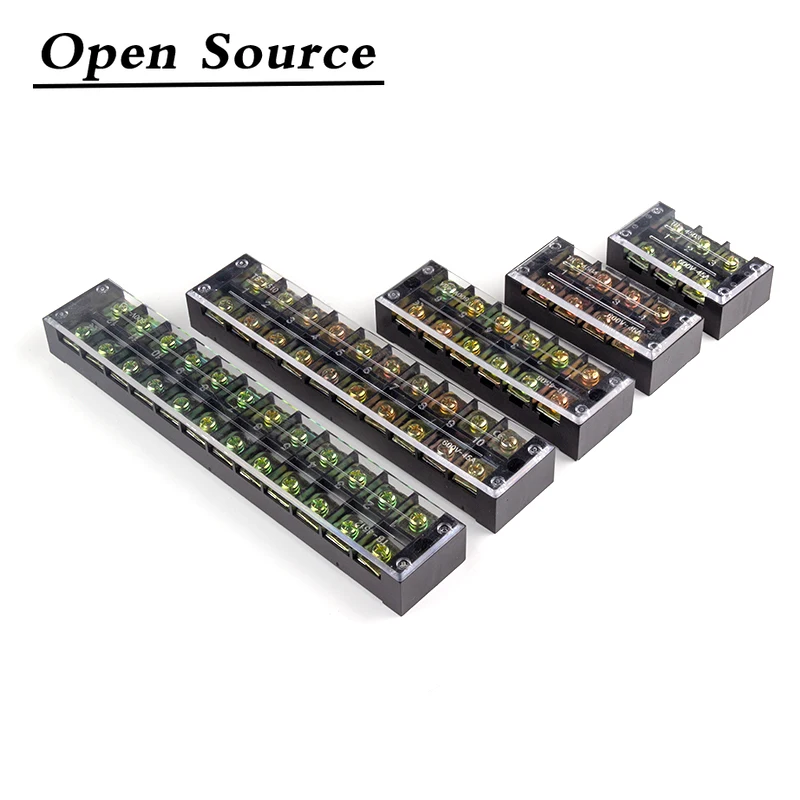 Клеммная колодка с винтовым зажимом 600 В, 45 А, TB-4503 TB-4504 TB-4506 TB-4510 TB-4512