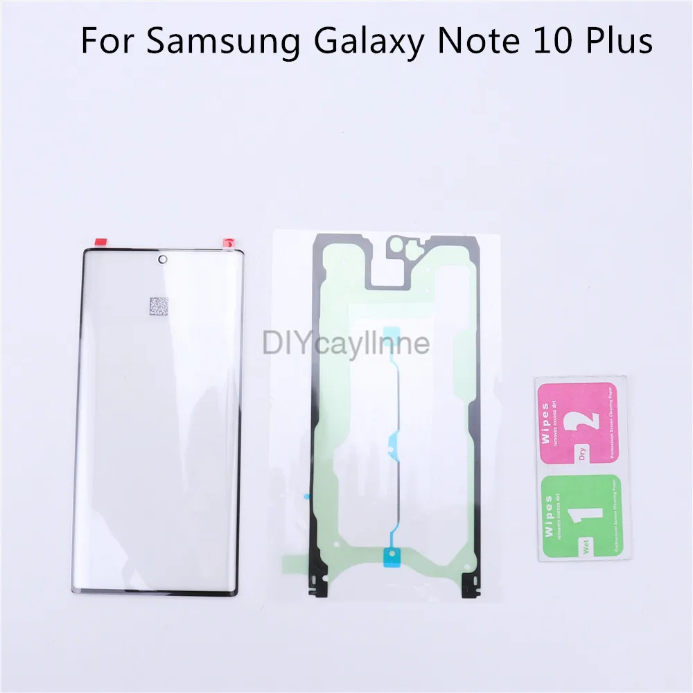 Сенсорная панель для Samsung Galaxy Note 8 9 10 Plus передний экран ЖК-стекло объектив сменный