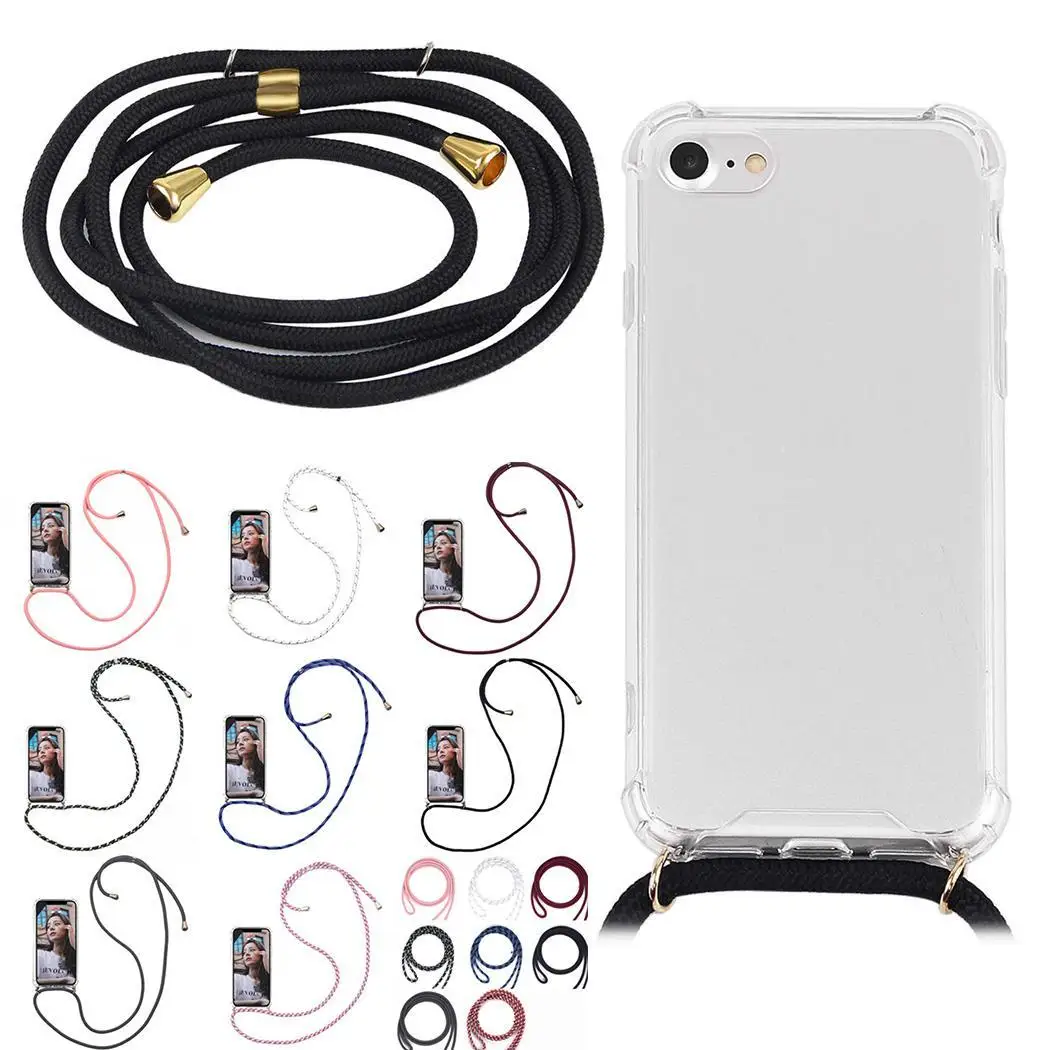 

Strap Cord Chain Phone Case for Phone Tape Necklace Lanyard Mobile Carry Cover Case to Hang For iPhone7/8