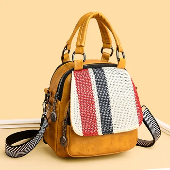 

Trendy Brand 2020 Rivets Women's Handbags Fashion Diamond Leather Shoulder Bag Small Messenger Bag Handbag Korean