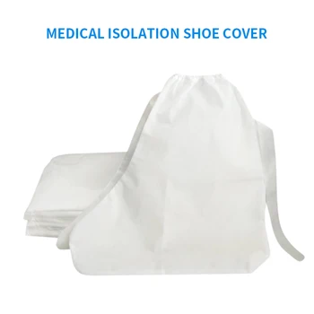 

Safety Disposable Shoe Cover Medical Protective Boots Waterproof Plastic Disposable Shoe Cover Elastic Protective Shoe Cover