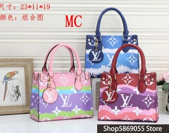 

Luxury Leather Handbags Women Bags Designer Brand Women's Shoulder Bags Large Capacity Ladies Hand Bags L408 Louis Vuitton LV-