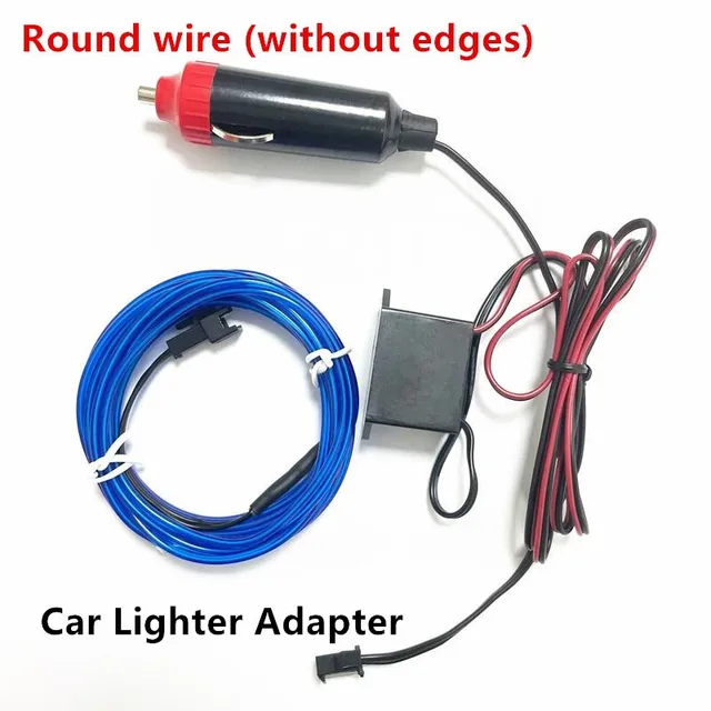Flexible Neon Light 1M/2M/3M/5M/10M EL Wire Led Neon Dance Party Atmosphere Decor Lamp RopeTube Waterproof Multicolor Led Strip With Car Lighter