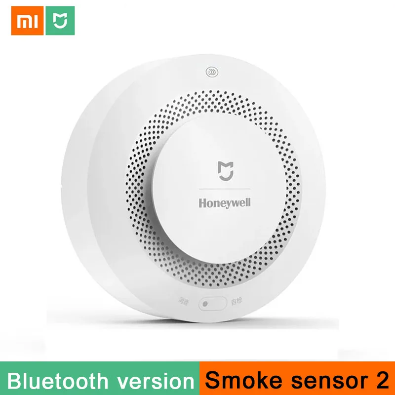 Датчик дыма Xiaomi Mijia Honeywell Bluetooth пожарная сигнализация звуковой и визуальный