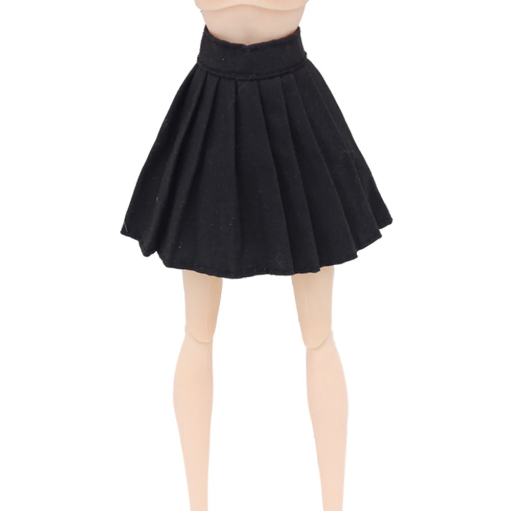 Модная толстовка с капюшоном ручной работы для Blythes, кукольная толстовка, наряды, кукольная одежда для 1/6 куклы-Барби, Детские аксессуары, игрушка - Цвет: black dress