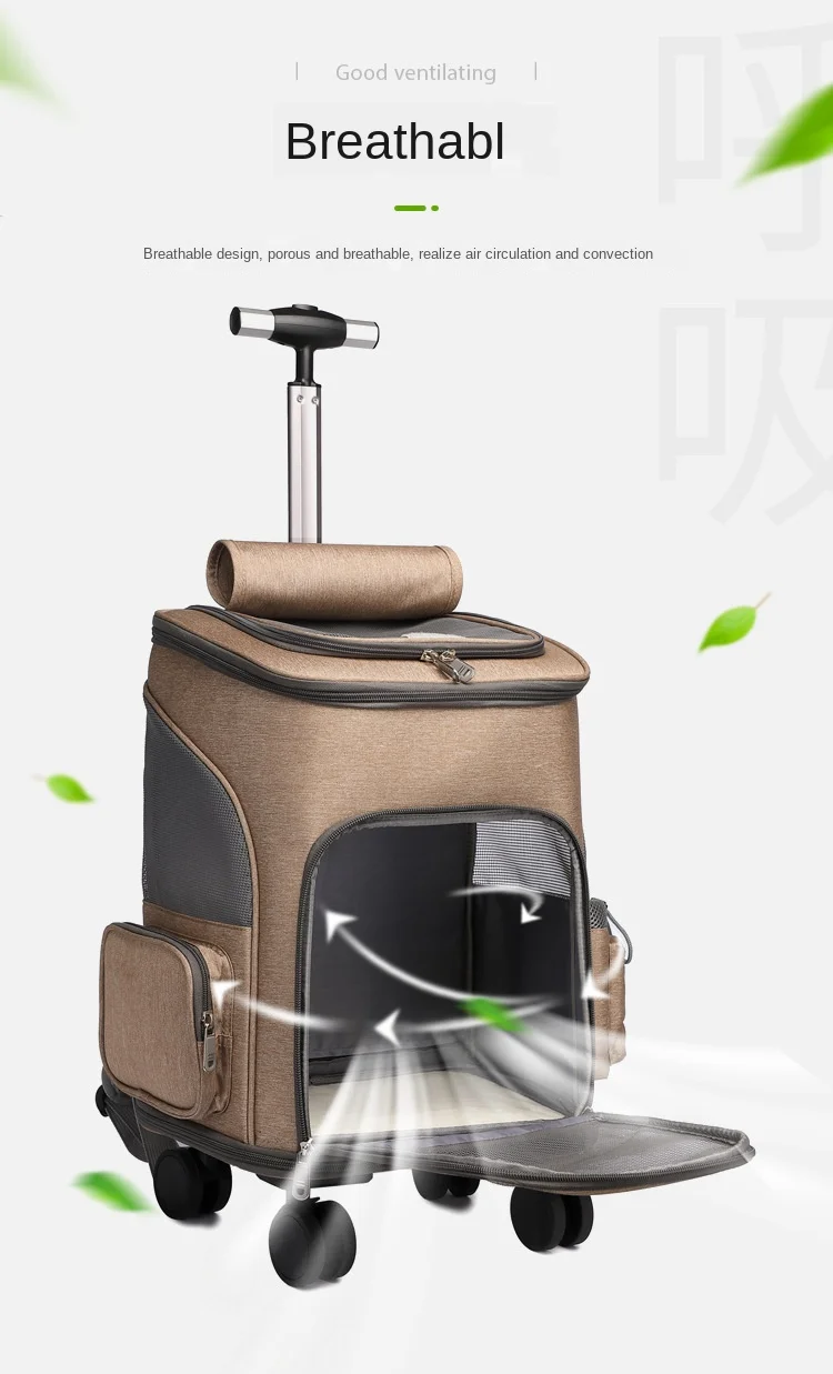 Dog Carrier with Wheels