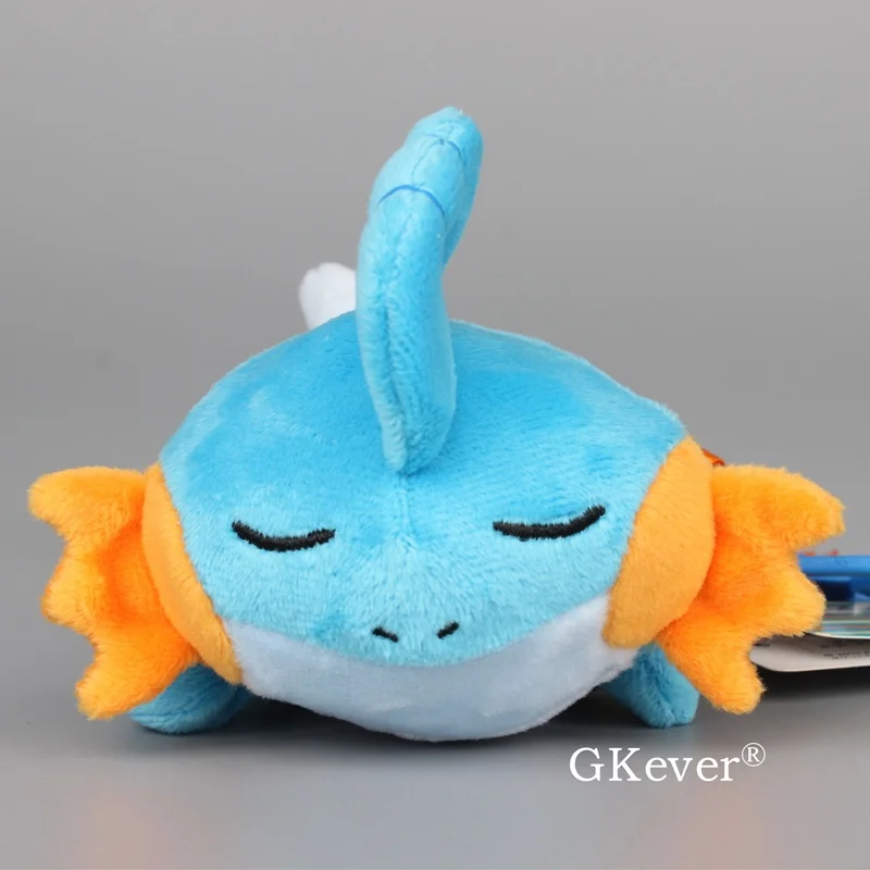 " 15 см аниме Mudkip Peluche набивной плюшевый брелок кукла-подвеска kawaii Лежа Mudkip плюшевые игрушки серии Pikahcu детский подарок