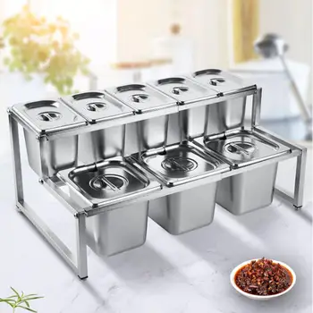 

Sink Multi-functional 35-60cm Retractable Two Layers Jam Pot Holder Stainless Steel Bracket dishwasher accessories