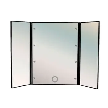 

Ulike Porto led mirror, LED light Mirror, 8 LED lamps, folding mirror with illumination, lighting