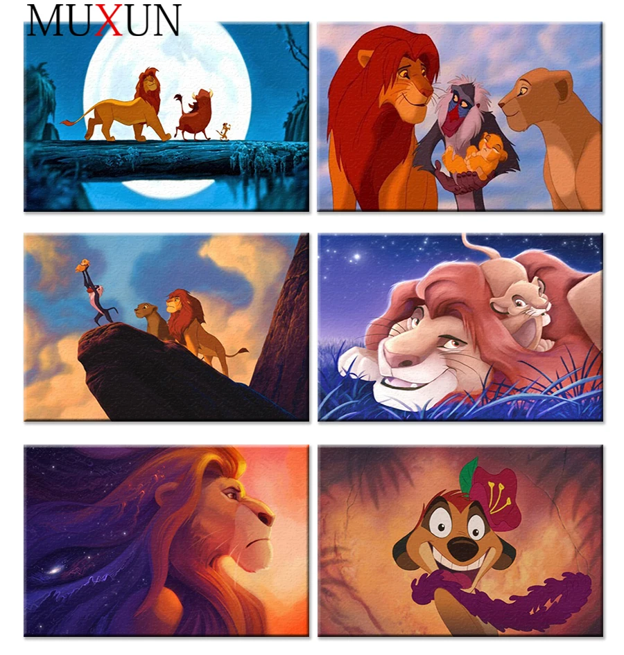 

5D Diy Full Square Rhinestones Painting Diamond Lion Embroidery Animal Diamond Painting Big Animal 3D Diamond Mosaic Gift Ep301