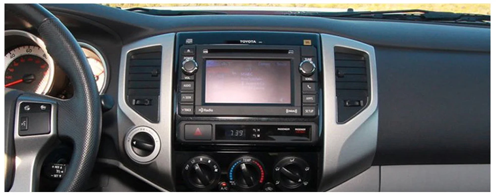 Discount Sinosmart  Android 8.1 2Din IPS/QLED 2.5D screen car gps radio navigation player for Toyota Tacoma Avensis 13