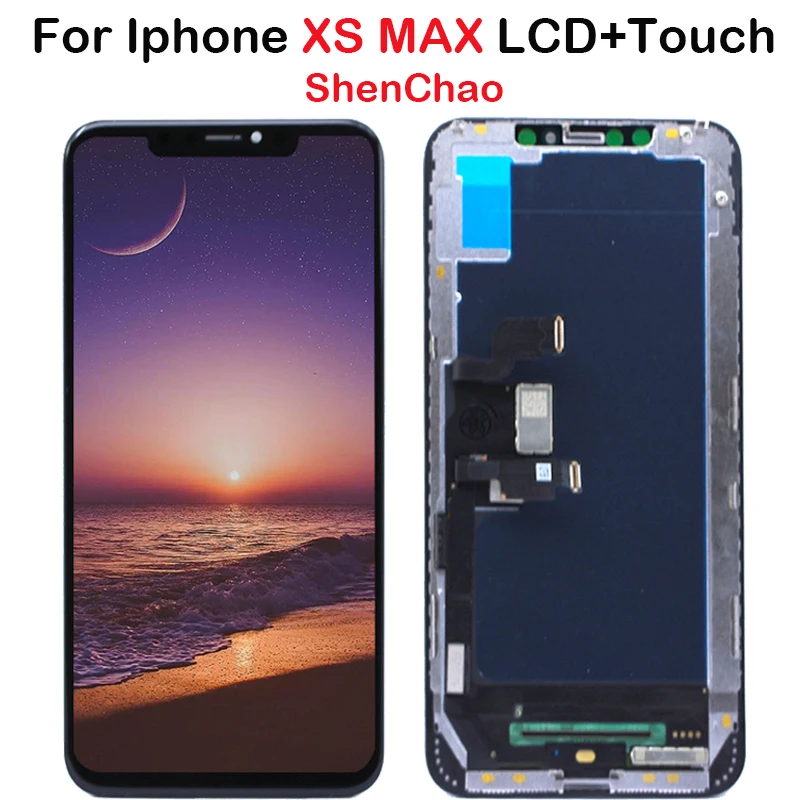 Для Iphone XS MAX ЖК-дисплей сенсорный экран A2101 A1921 A2104 A2102 с дигитайзером запасные части сборки качество Shenchao