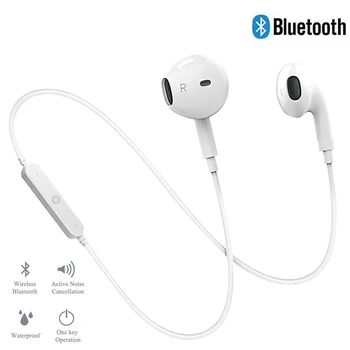 

Wireless Bluetooth Earphone Sport Neckband Noise Cancelling Headset Stereo In-Ear with Mic For All Phone Huawei Xiaomi GY323