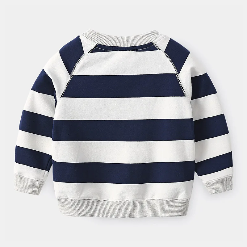 Long Sleeve Striped Print Pullover Sweatshirt Kids Baby Boy Spring Autumn 2-10 Years kids sweater kids hoodie sweatshirts