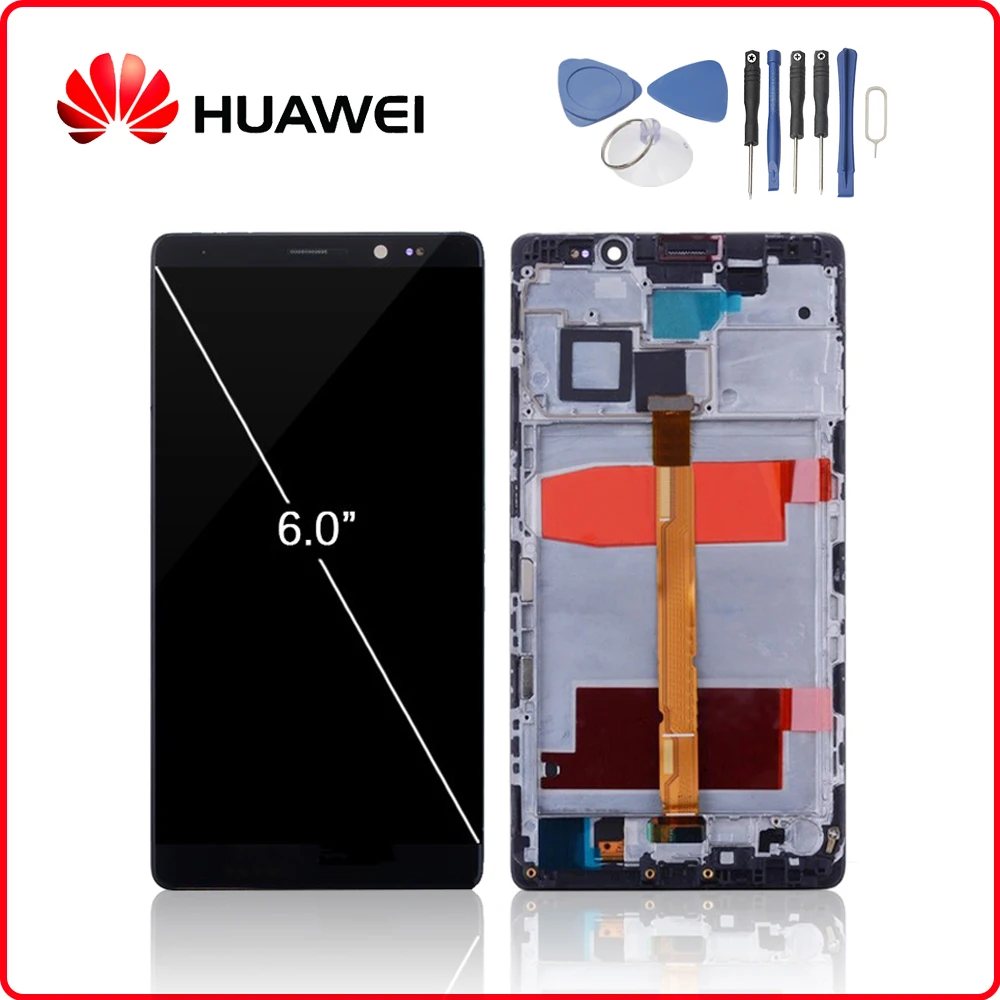 Оригинальный Для huawei mate 8 ЖК дисплей сенсорный экран дигитайзер для с рамкой