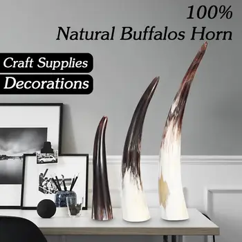 

Horn Ornaments OX Furnishing Articles Handmade African Cattle Horn Decoration for Home Decor Figurines