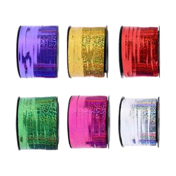 

6 Rolls 100 Yards Balloons Ribbons Handmade Curling Ribbons Gift Wrap Ribbons Accessories