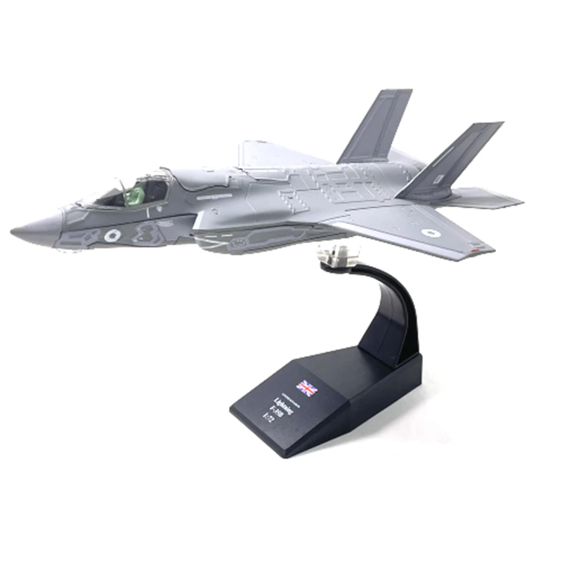 JASON TUTU Aircraft Model Diecast Metal 1/72 Scale British Air Force F35B Military Fighter Model Planes Drop Shipping