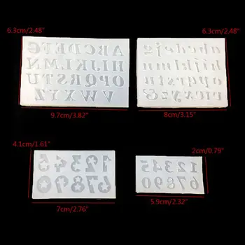 

DIY Letter Number Pendant Message Resin Mold Epoxy Resin Jewelry Making Tools