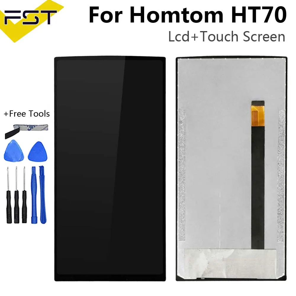 ЖК-дисплей и HOMTOM для кодирующий преобразователь сенсорного экрана в сборе HT70 HT50