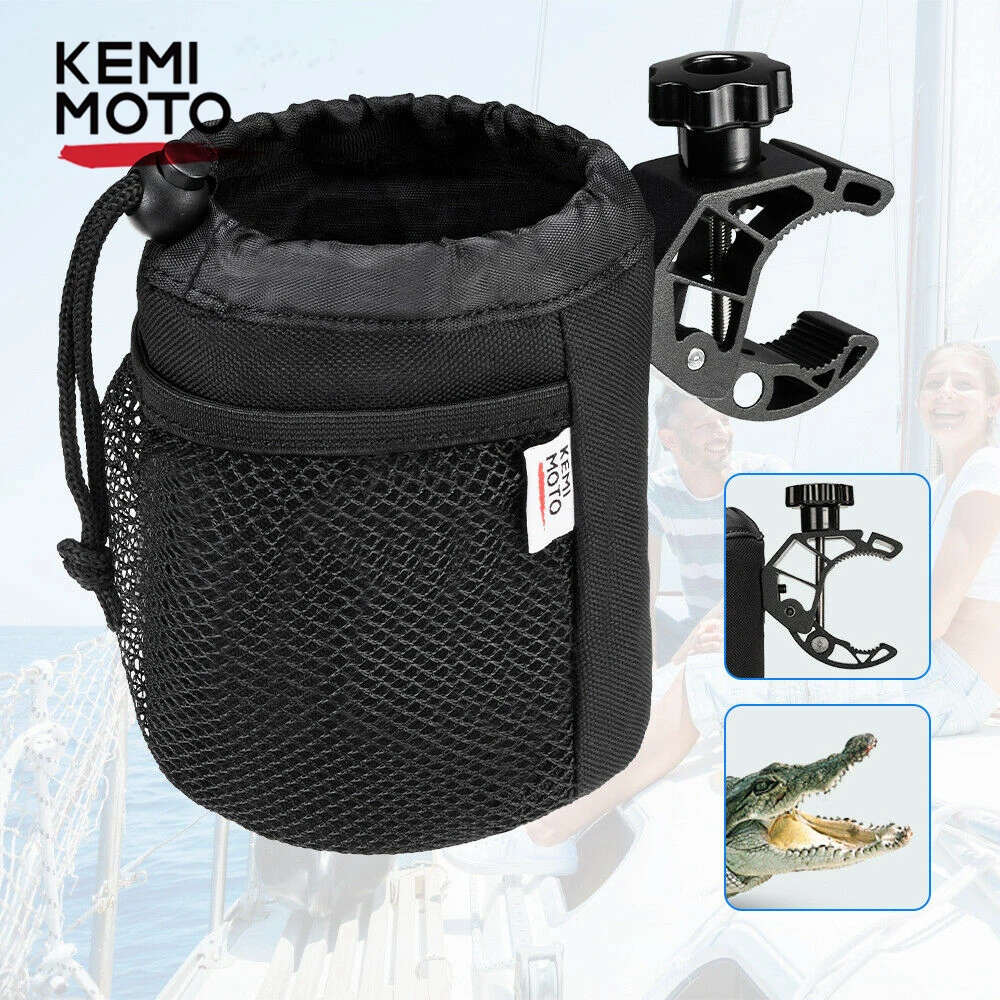 Kemimoto Multifunction Cup Holder Foldable oxford fabric Drink Bottle