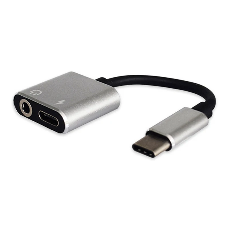 Usb type C до 3,5 мм разъем для наушников адаптер для Leeco Le Max 2/Pro 3 S3 Aux аудио кабель зарядное устройство для наушников зарядный USB-C конвертер - Цвет: PA3434SV