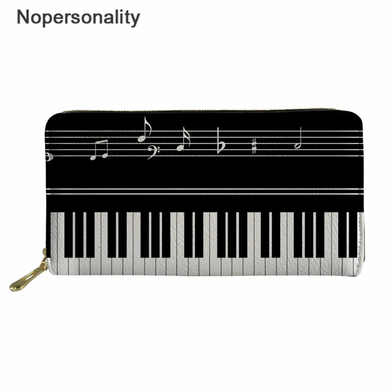 H7388Z21 Сумка-клатч Nopersonality для женщин, кошелек, цветные музыкальные нотки, Длинные кошельки из кожи, Женский кошелек на молнии, женский кошелек - Цвет: H7388Z21