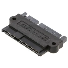 Disco drive raid plug adaptador 1 pces profissional SFF-8482 sas 22 pinos para 7 pinos + 15 pinos sata duro