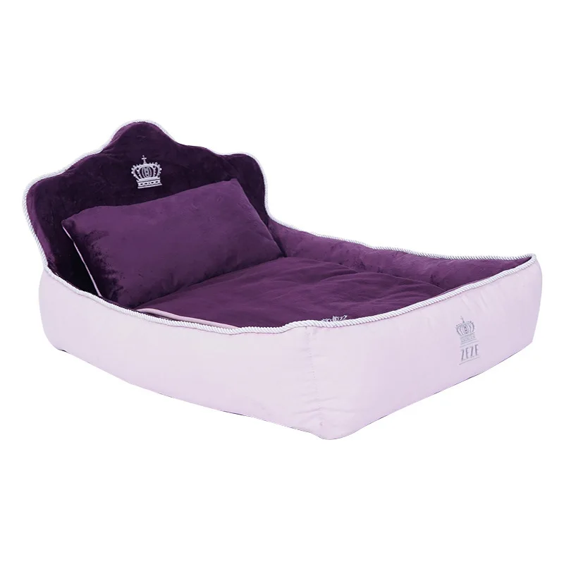Роскошная Подушка принцессы для домашних животных кровать собак одеяло коврик